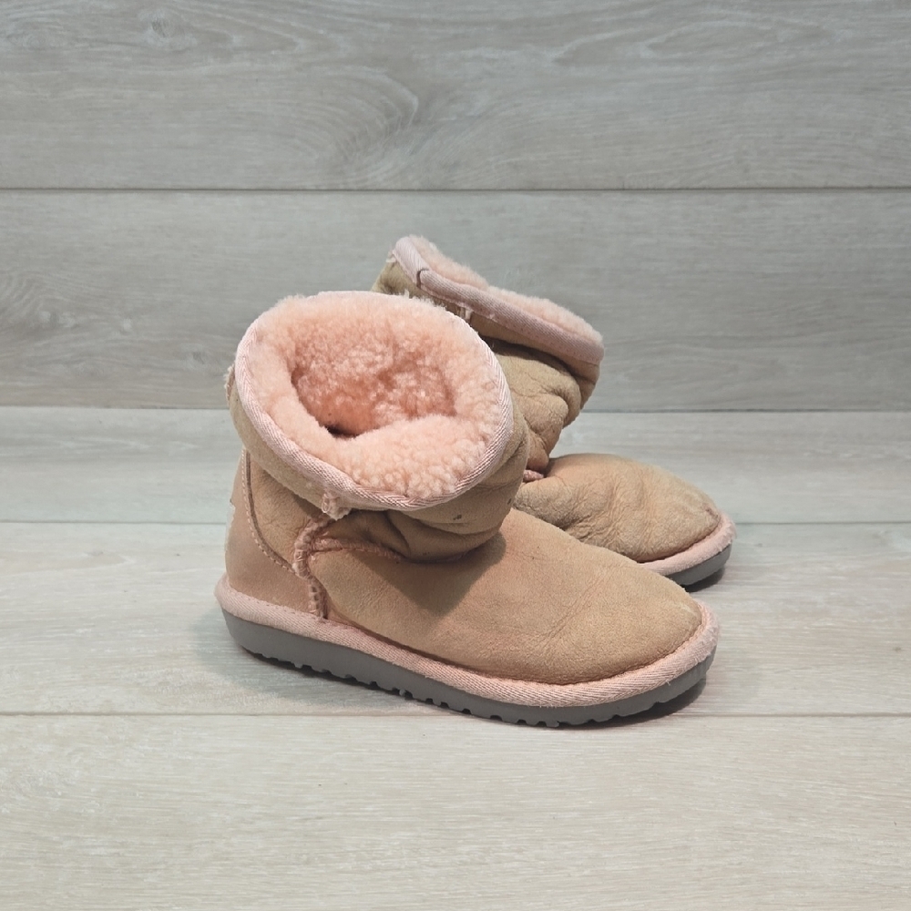 Ugg Australia 5251T Girl Kids Girl Pink Suede Boots Shoes Boots Sz 11